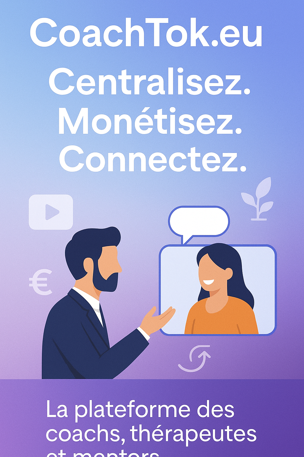 Panneau publicitaire CoachTok